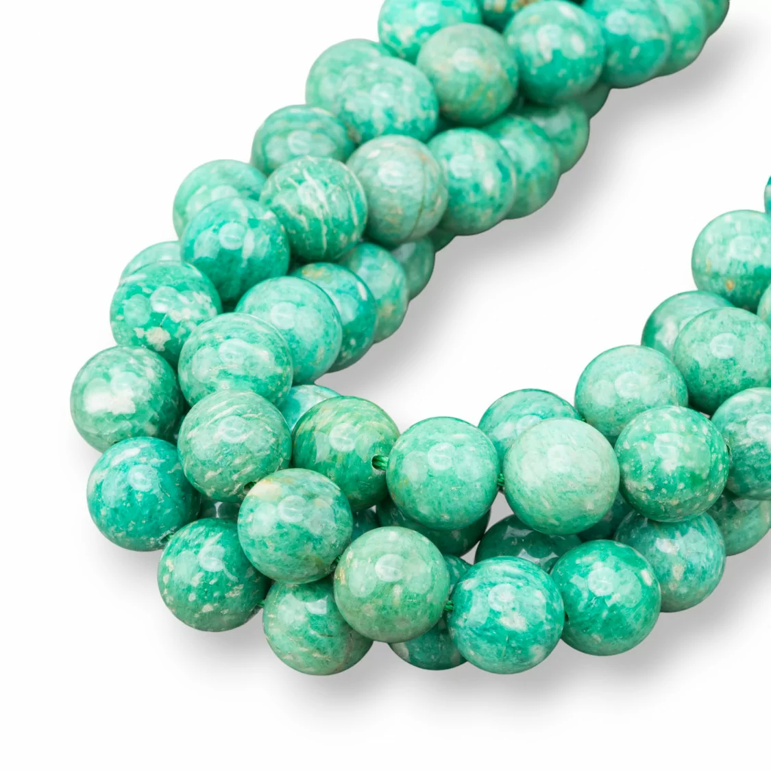 Amazzonite Del Madagascar Tondo Liscio 12mm Verde-AMAZONITE DEL MADAGASCAR | Worldofjewel.com