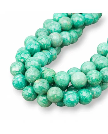 Amazzonite Del Madagascar Tondo Liscio 13mm Verde-AMAZONITE DEL MADAGASCAR | Worldofjewel.com