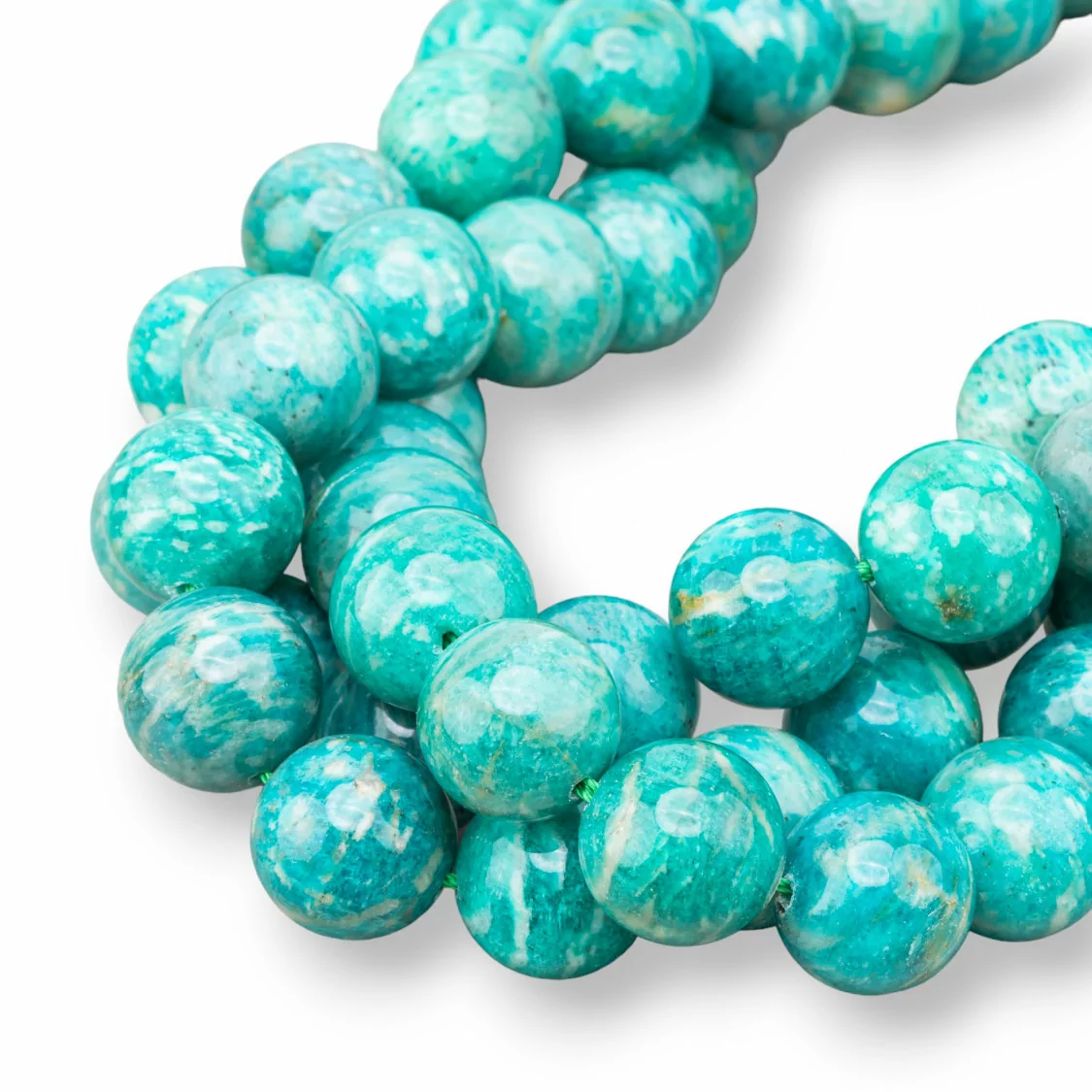 Amazzonite Del Madagascar Tondo Liscio 14mm-AMAZONITE DEL MADAGASCAR | Worldofjewel.com