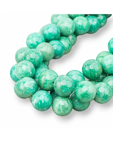 Amazzonite Del Madagascar Tondo Liscio 14mm Verde-AMAZONITE DEL MADAGASCAR | Worldofjewel.com