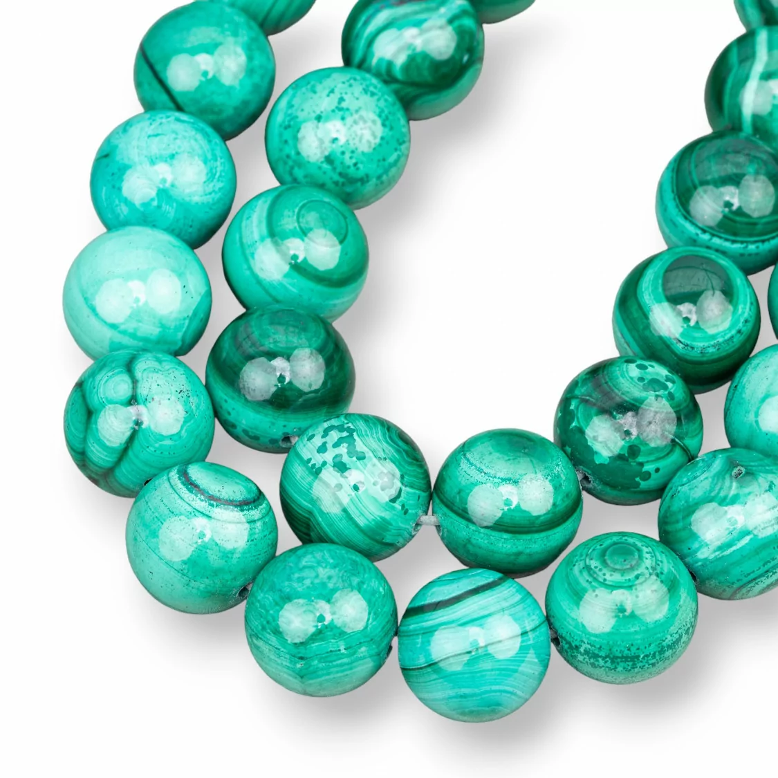 Malachite Tondo Liscio 14mm-MALACHITE | Worldofjewel.com