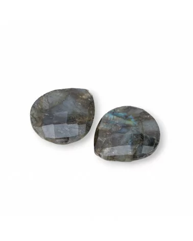 Cabochon A Goccia di Pietre Dure Naturali 16x18mm Spessore 7,5mm 8pz Labradorite- CABOCHON DI PIETRE DURE | Worldofjewel.com