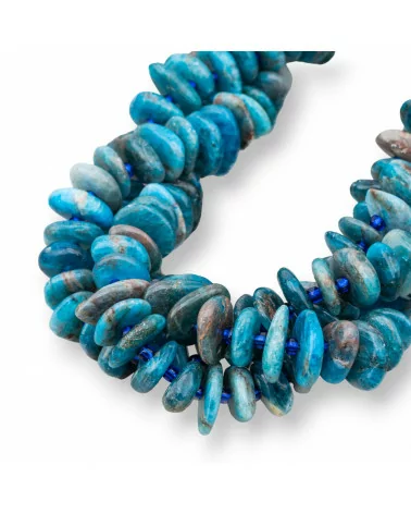 Apatite Rondelle Sasso Irregolare Burattato 10-17mm-APATITE | Worldofjewel.com