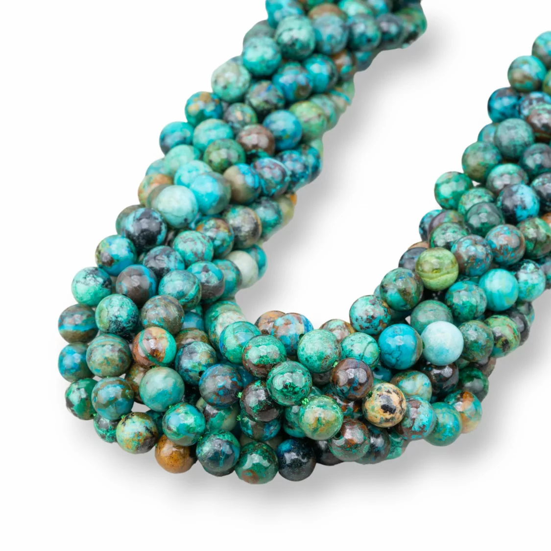 Azzurrite Tondo Liscio 6mm-AZZURRITE | Worldofjewel.com