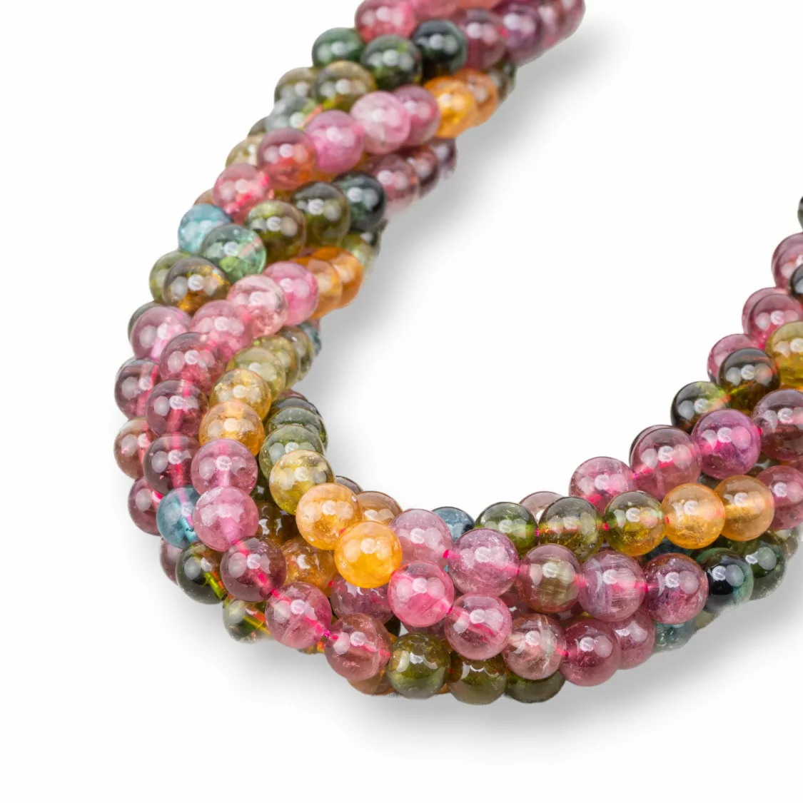 Tormalina Multicolor Prima Scelta 4A Tondo Liscio 5,5-6mm-TORMALINA MULTICOLOR | Worldofjewel.com