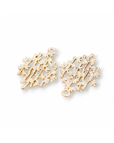 Componente Pendente Di Bronzo 15x22mm 40pz Con 1 Anellino-PENDENTI E CHARMS | Worldofjewel.com