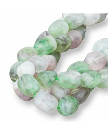 Fluorite Verde Sasso Burattato 8-12x10-15mm-FLUORITE VERDE | Worldofjewel.com