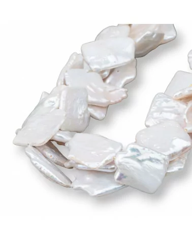 Perle Di Fiume Barocche Piatte (OHG) Bianco 50-60gr-PERLE BAROCCHE | Worldofjewel.com