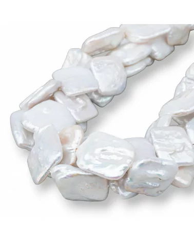 Perle Di Fiume Barocche Piatte (OHG) Bianco 70-80gr-PERLE BAROCCHE | Worldofjewel.com