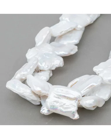 Perle Di Fiume Barocche Piatte (OSL) Bianco 110-120gr-PERLE BAROCCHE | Worldofjewel.com