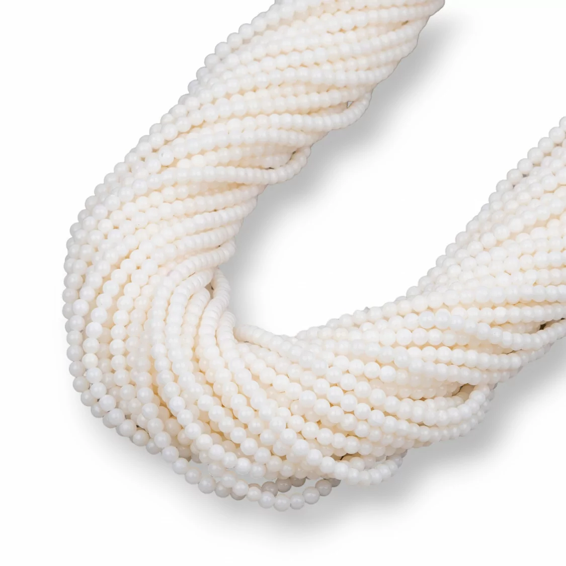 Corallo Bamboo Bianco Tondo Liscio 3mm-CORALLO BAMBOO | Worldofjewel.com