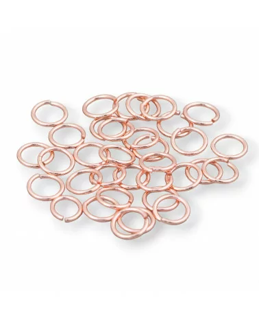 Contromaglia Anellini Di Argento 925 Aperti 10mm Filo 1mm 5gr Oro Rosa-ANELLINI APERTI | Worldofjewel.com