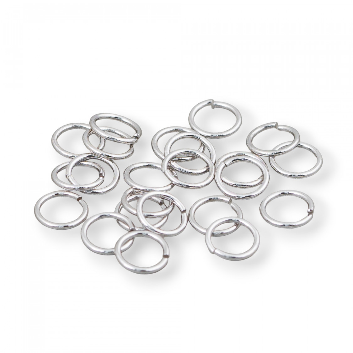 Counterlink Anillos Abiertos Plata 925 10mm Hilo 1mm 5gr Rodio