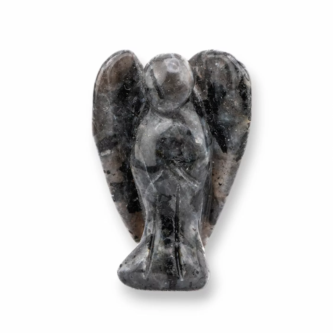 Soprammobile Statua Di Pietre Dure 1,5inch 3,5cm Angelo Di Labradorite-STATUETTE | Worldofjewel.com