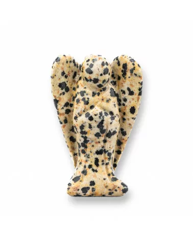 Soprammobile Statua Di Pietre Dure 2inch 5cm Angelo Di Eggshelkl Jasper-STATUETTE | Worldofjewel.com