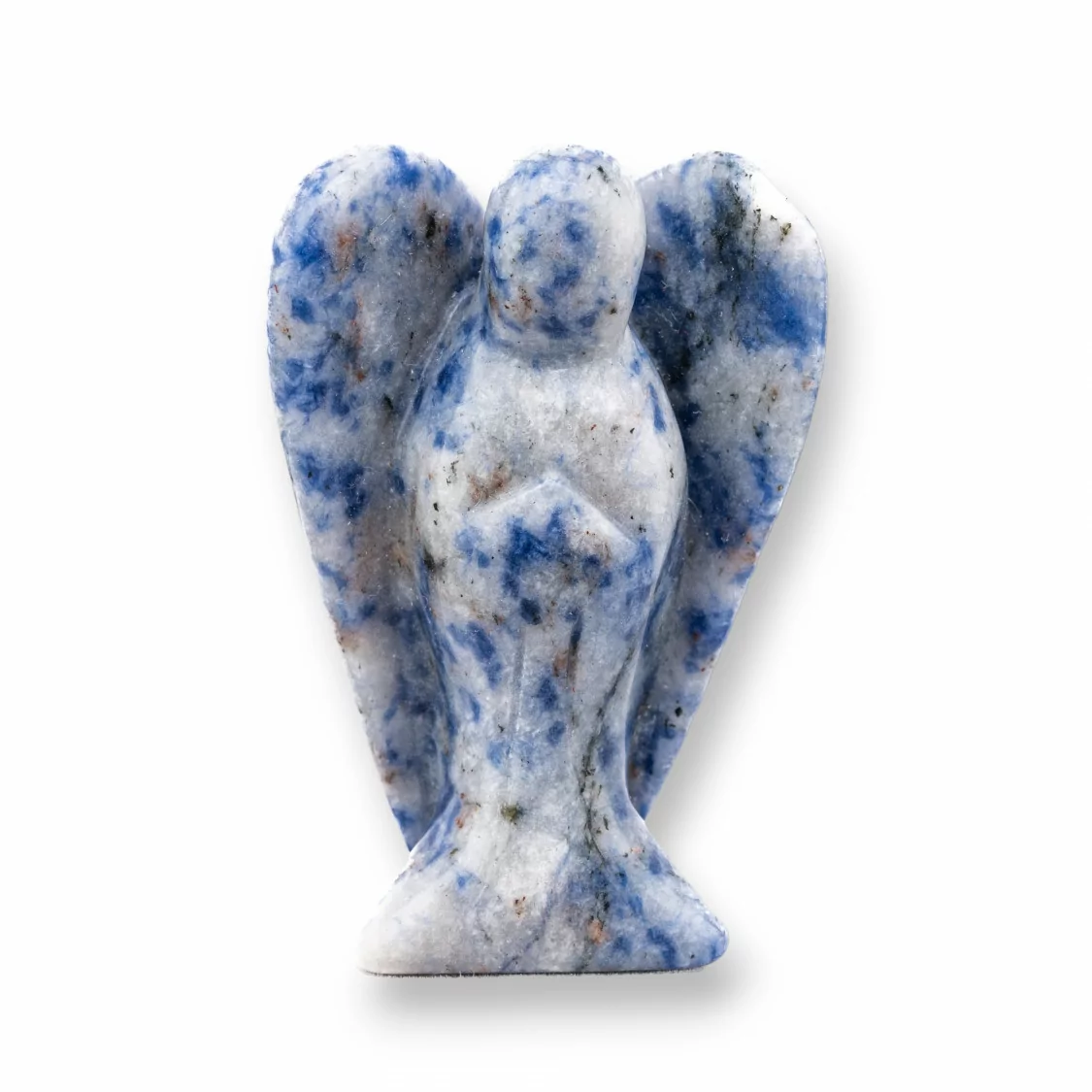 Soprammobile Statua Di Pietre Dure 2inch 5cm Angelo Di Fiocco Sodalite-STATUETTE | Worldofjewel.com