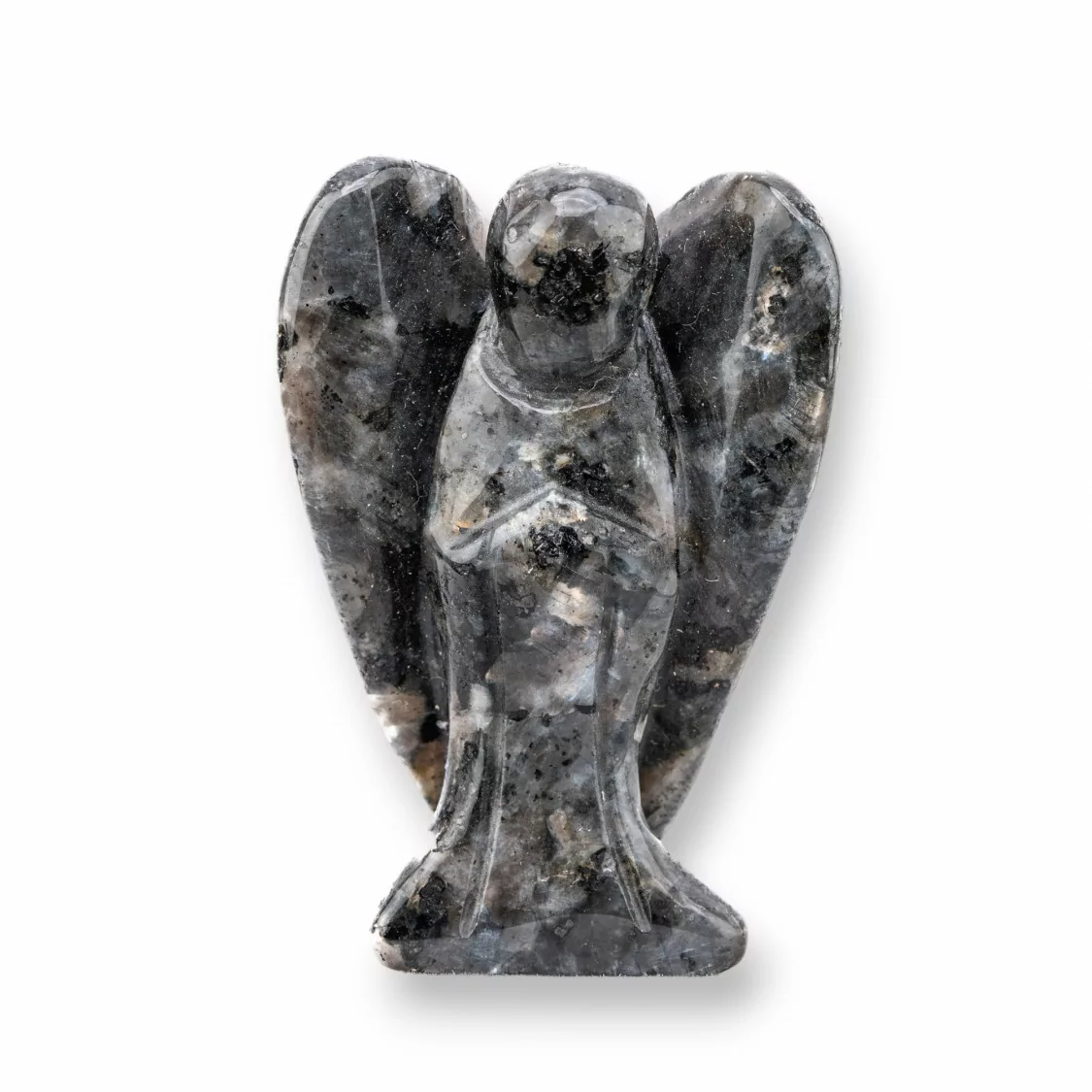 Soprammobile Statua Di Pietre Dure 2inch 5cm Angelo Di Larichite-STATUETTE | Worldofjewel.com