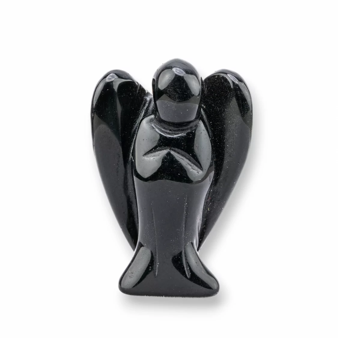 Soprammobile Statua Di Pietre Dure 2inch 5cm Angelo Di Onice-STATUETTE | Worldofjewel.com