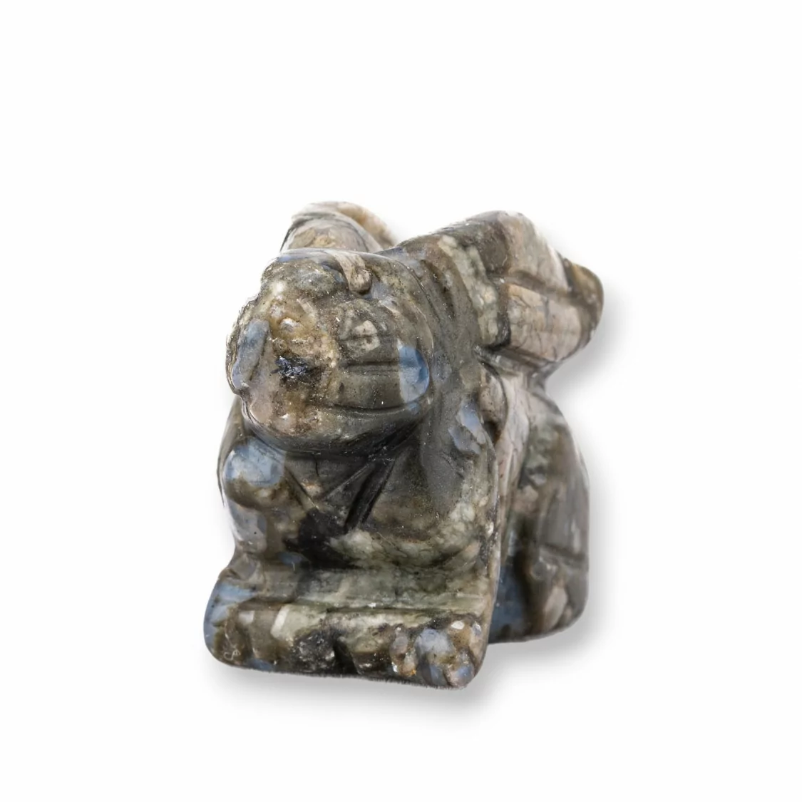 Soprammobile Statua Di Pietre Dure 1,5inch 3,5cm Coniglio Di Labradorite-STATUETTE | Worldofjewel.com