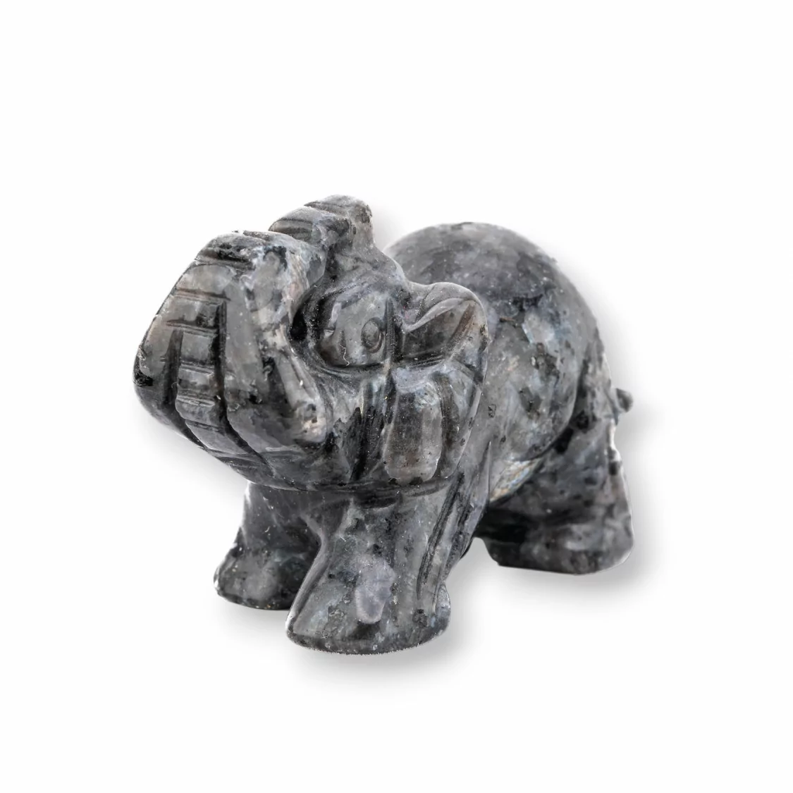 Soprammobile Statua Di Pietre Dure 2inch 5cm Elefante Di Larichite-STATUETTE | Worldofjewel.com