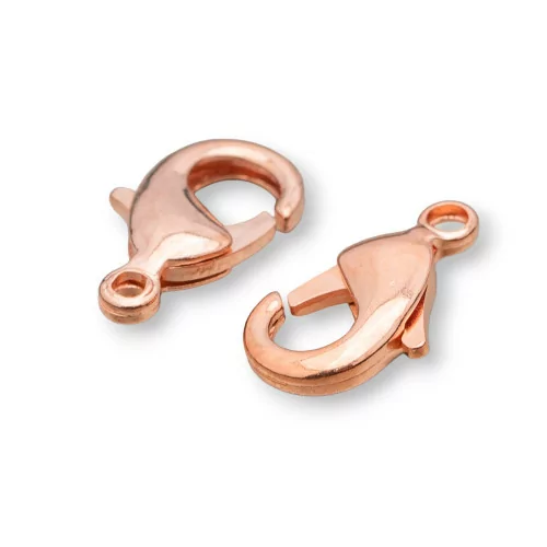 Chiusura Moschettone Di Ottone Nickelfree 10mm 400pz Oro Rosa-CHIUSURE DI OTTONE E BRONZO | Worldofjewel.com