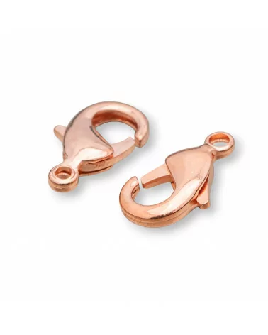 Chiusura Moschettone Di Ottone Nickelfree 10mm 400pz Oro Rosa-CHIUSURE DI OTTONE E BRONZO | Worldofjewel.com