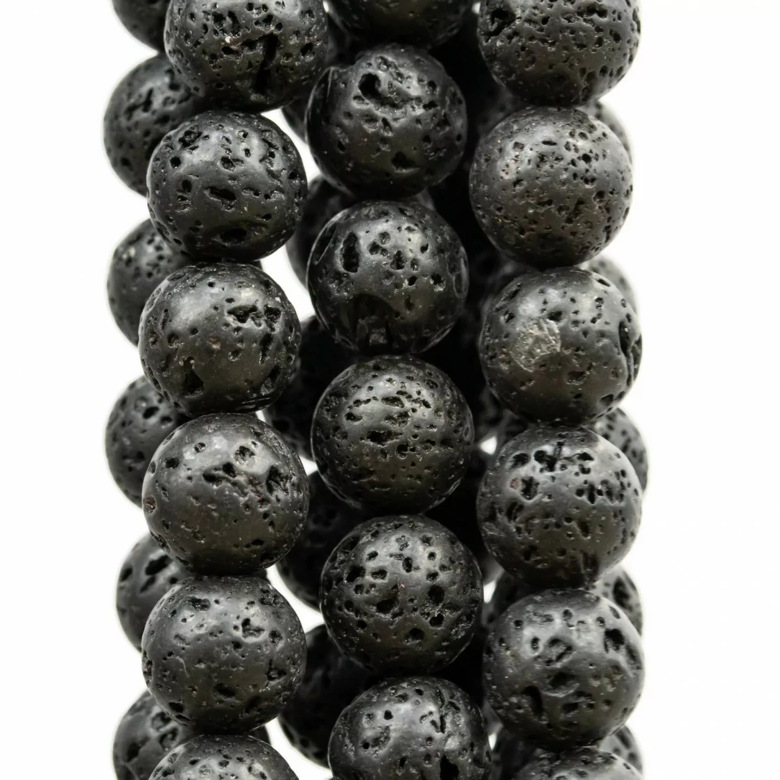 Pietra Lavica Tondo Liscio 12mm-NERA | Worldofjewel.com