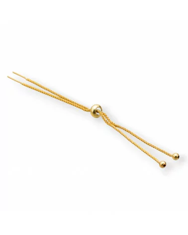 Chiusura Di Ottone SaliScendi 120mm 15pz Dorato 24k-CHIUSURE DI OTTONE E BRONZO | Worldofjewel.com