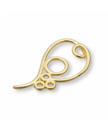 Connettore Componente Di Bronzo Cerchi Lavorati 18x35mm 22pz-CONNETTORI LISCI | Worldofjewel.com