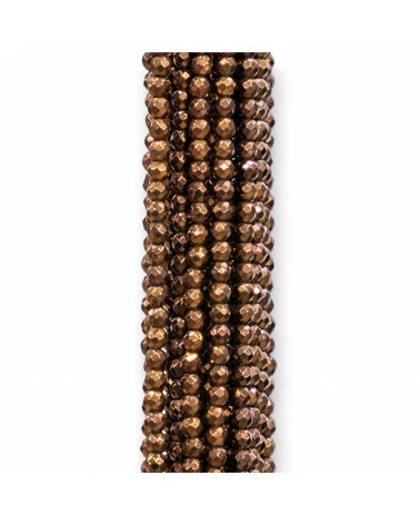 Ematite Bronzo Perlina Tonda Sfaccettata 2mm-EMATITE BRONZO | Worldofjewel.com