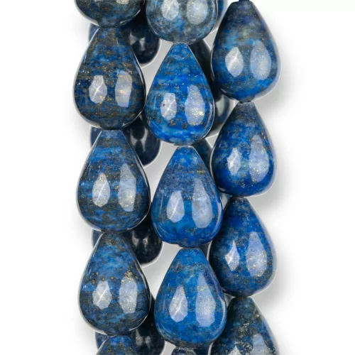 Lapislazzuli Blu Grezzo Gocce Briolette Lisce 13x18mm-LAPISLAZZULI BLU GREZZO | Worldofjewel.com