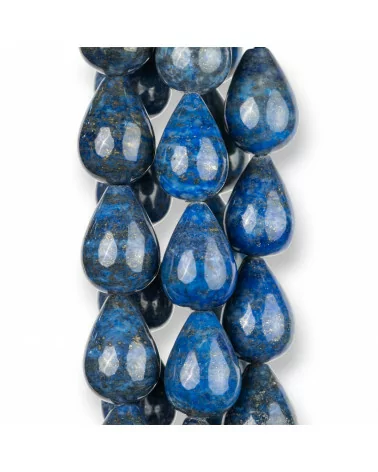 Lapislazzuli Blu Grezzo Gocce Briolette Lisce 13x18mm-LAPISLAZZULI BLU GREZZO | Worldofjewel.com