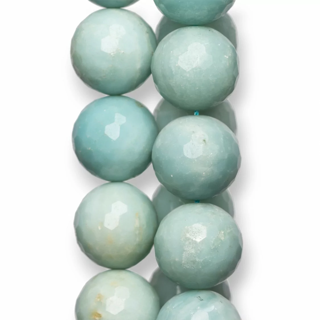 Amazzonite Perlina Tonda Sfaccettata 20mm-AMAZONITE CLASSICA | Worldofjewel.com