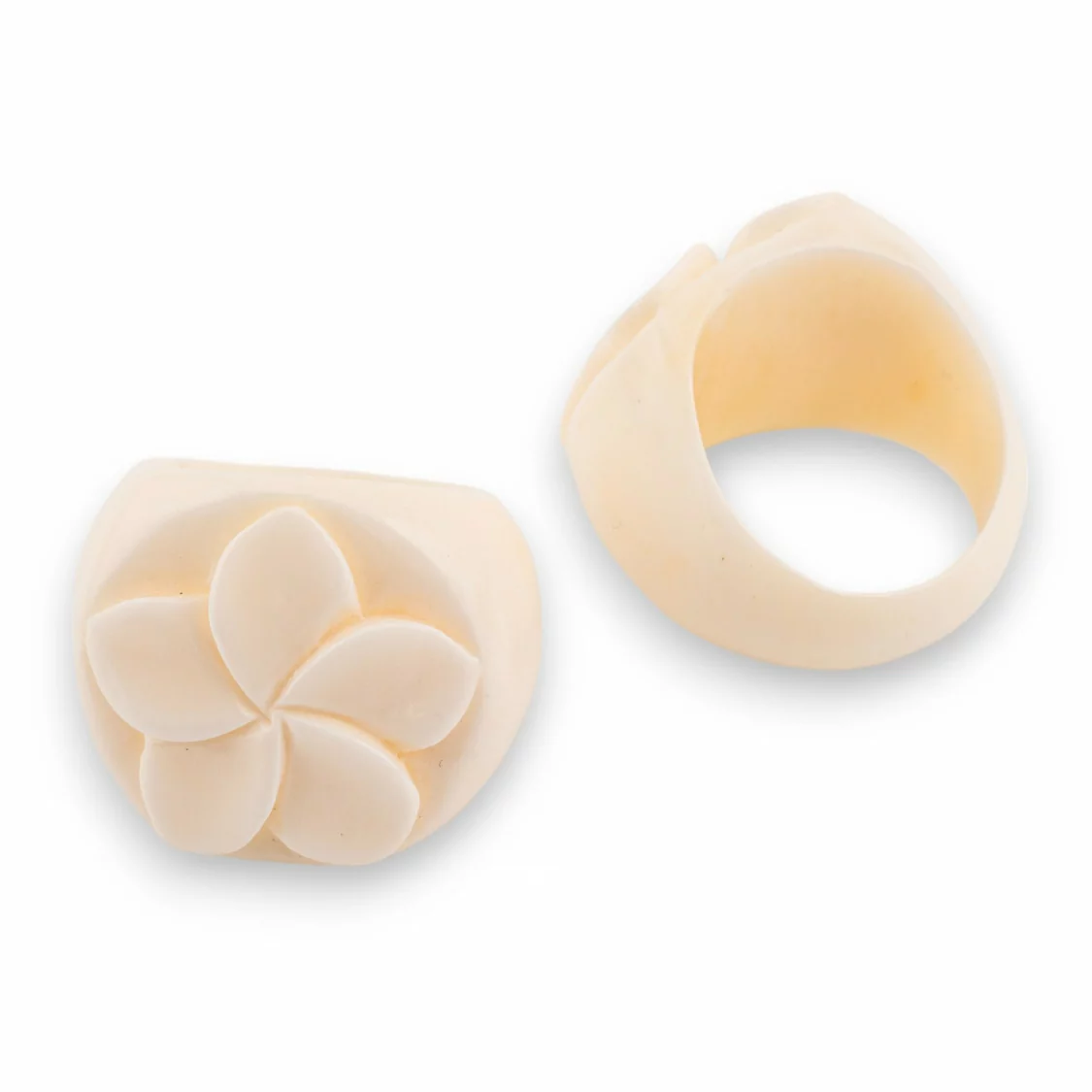 Anello Di Osso Naturale Inciso A Mano 24mm MOD5-ANELLI DI OSSO | Worldofjewel.com