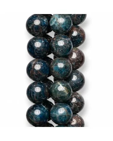 Apatite Grezzo Economico Tondo Liscio 10mm Scuro-APATITE | Worldofjewel.com