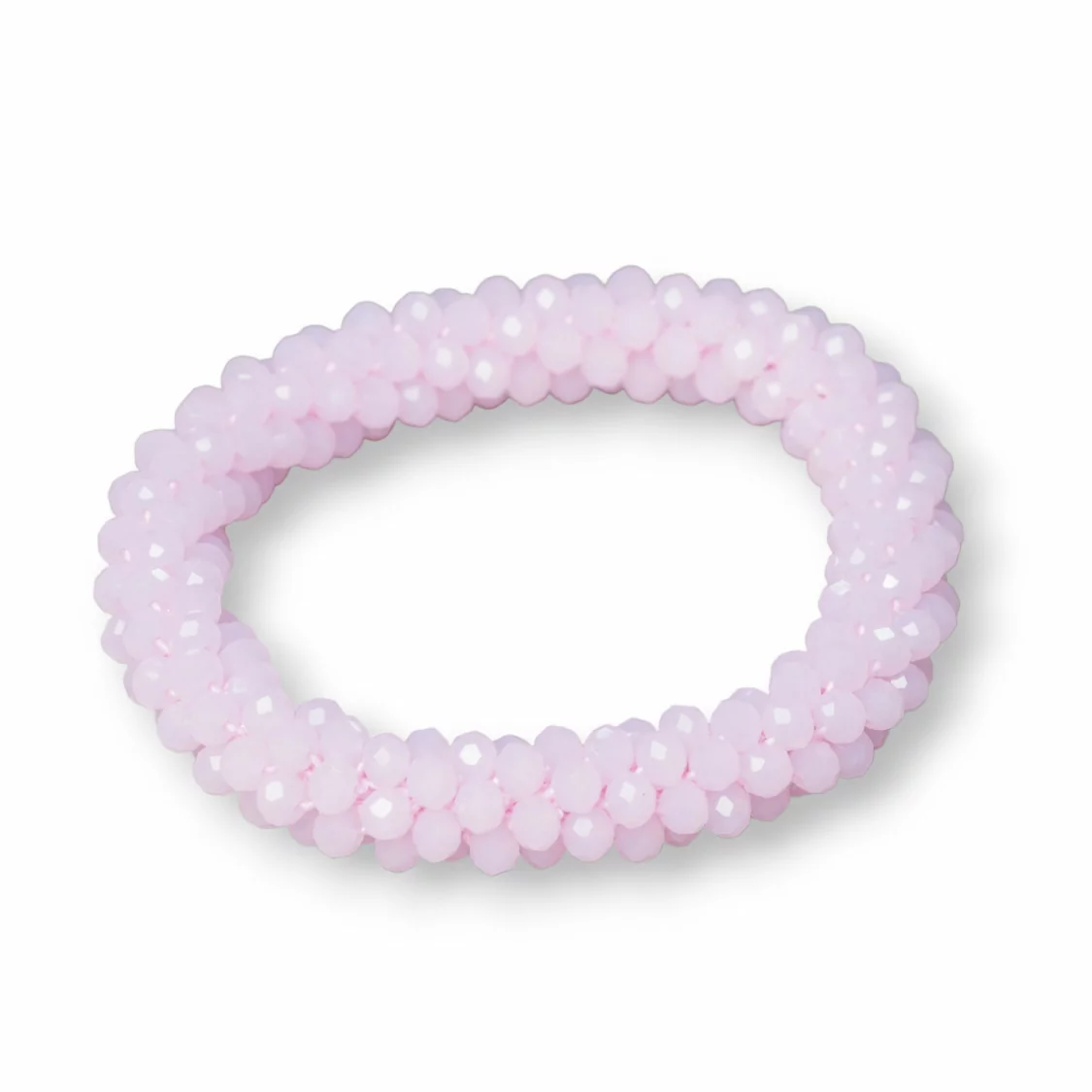 Bracciale Elastico Di Cristalli Intrecciati 10mm Con Cristalli da 4,5mm 1pz MOD20-BRACCIALI DI CRISTALLI | Worldofjewel.com