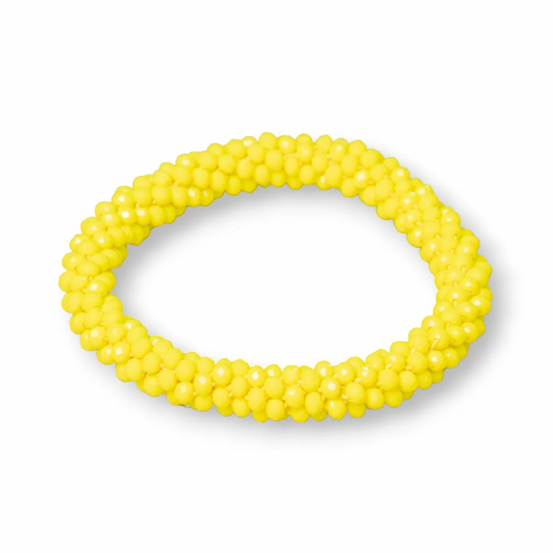 Bracciale Elastico Di Cristalli Intrecciati 9mm Con Cristalli da 3,5mm 1pz MOD4-BRACCIALI DI CRISTALLI | Worldofjewel.com