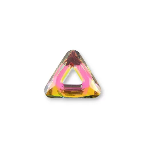 Componente Di Cristallo Triangolo 27mm 12pz - Arcobaleno-CRISTALLI FORME | Worldofjewel.com