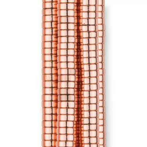 Ematite Rondelle Dischi Liscio 10x2mm Oro Rosa-EMATITE ORO ROSA | Worldofjewel.com