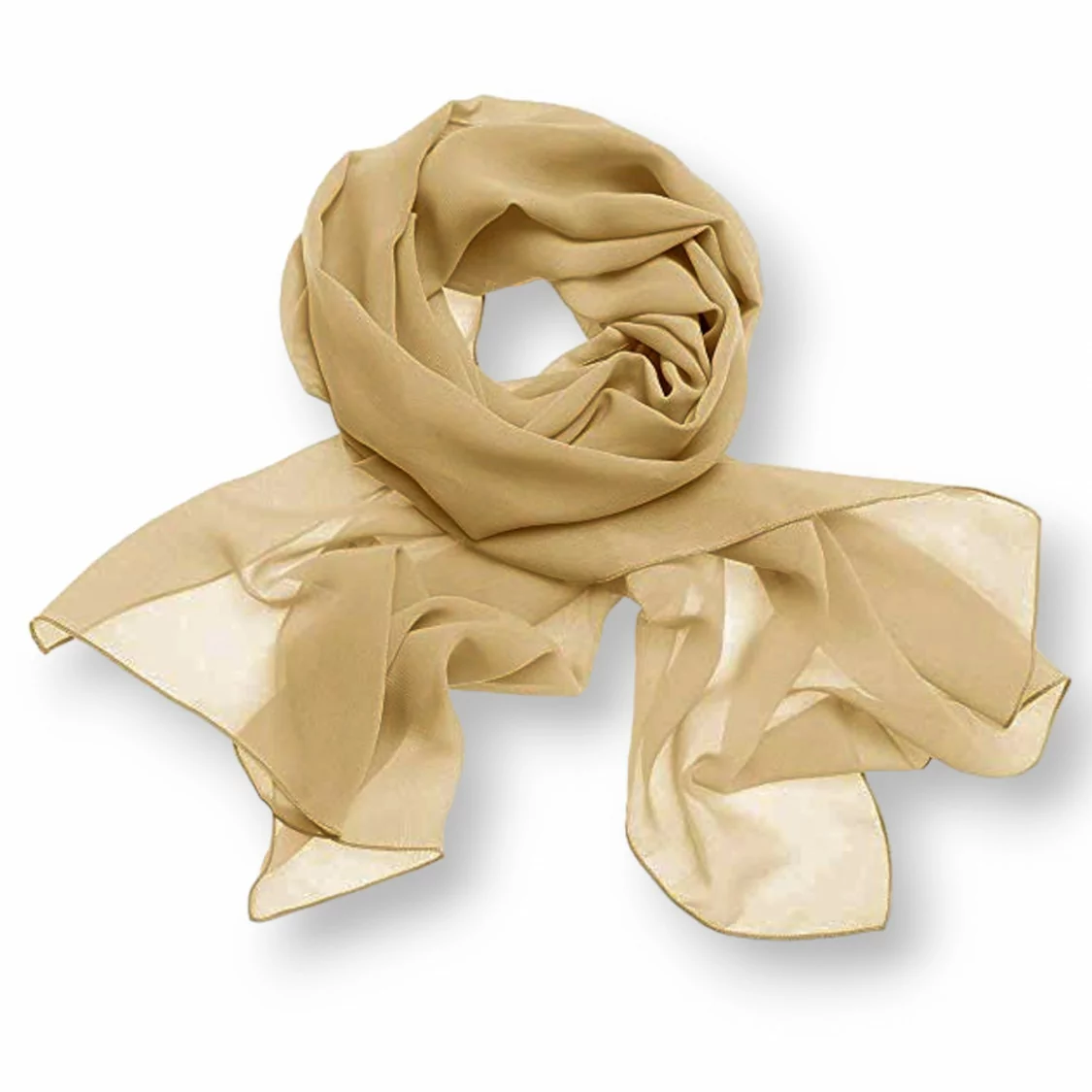 Foulard 90x180cm Silk Feeling 1pz Oro-FOULARD | Worldofjewel.com