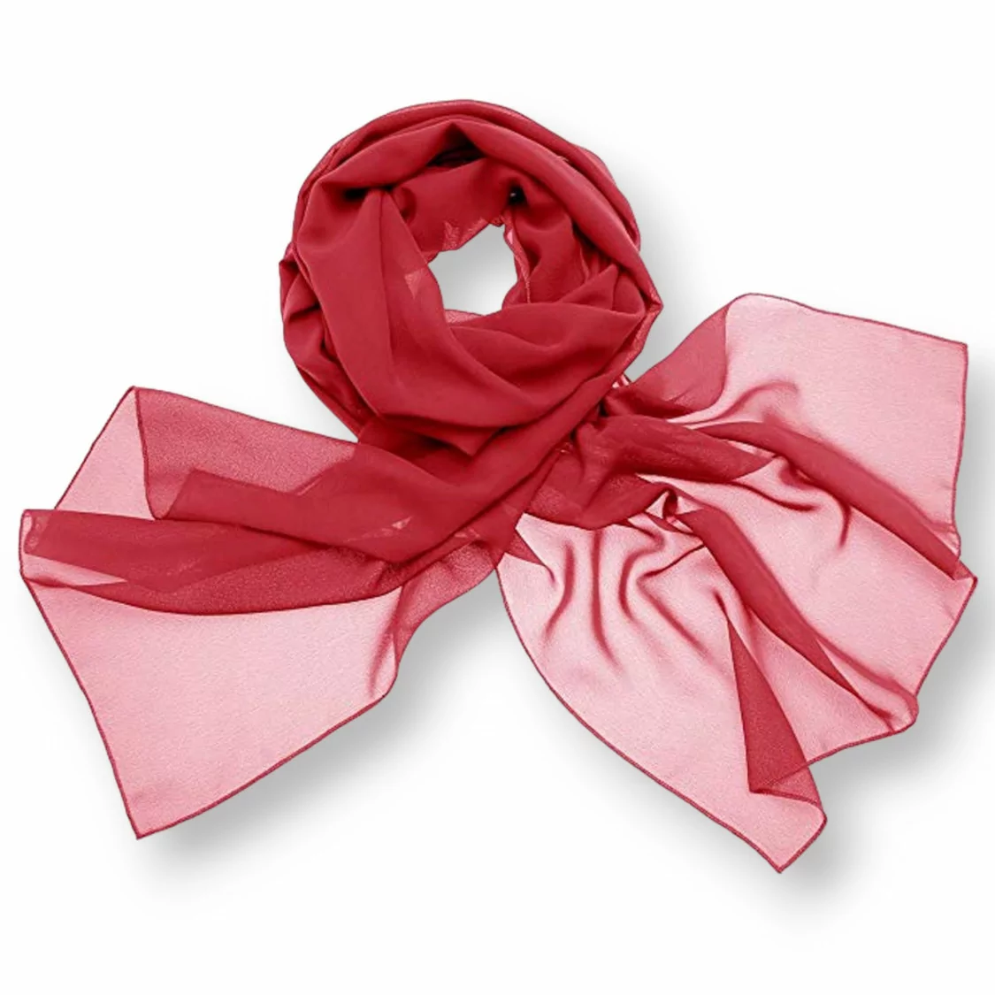 Foulard 90x180cm Silk Feeling 1pz Rosso-FOULARD | Worldofjewel.com