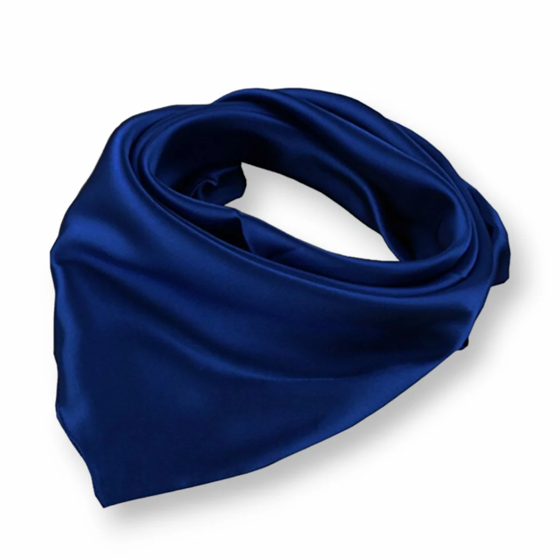 Foulard 90x90cm Monocolore 1pz Blu Scuro-FOULARD | Worldofjewel.com