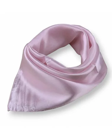 Foulard 90x90cm Monocolore 1pz Rosa Antico-FOULARD | Worldofjewel.com