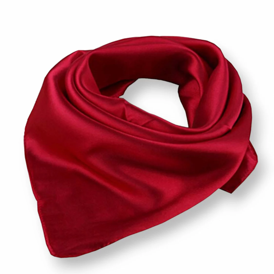 Foulard 90x90cm Monocolore 1pz Rosso-FOULARD | Worldofjewel.com