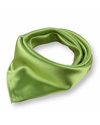 Foulard 90x90cm Monocolore 1pz Verde Acido-FOULARD | Worldofjewel.com