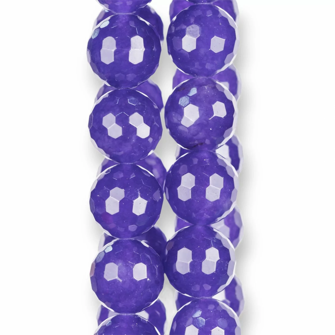 Giada Viola Perlina Tonda Sfaccettata 18mm MOD2-GIADA VIOLA | Worldofjewel.com