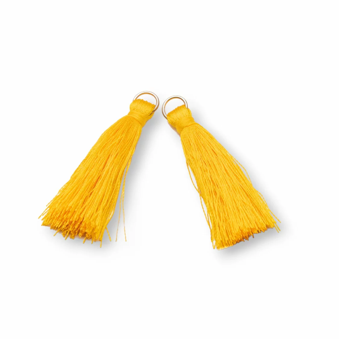 Nappine Con Anellino Di Ottone 4cm 25pz Arancio-NAPPINE | Worldofjewel.com