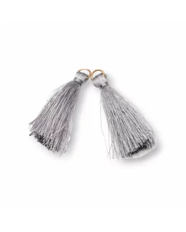 Nappine Con Anellino Di Ottone 4cm 25pz Grigio-NAPPINE | Worldofjewel.com