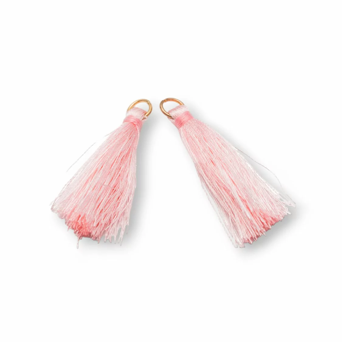 Nappine Con Anellino Di Ottone 4cm 25pz Rosa-NAPPINE | Worldofjewel.com