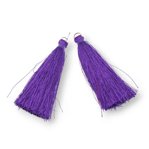 Nappine Con Anellino Di Ottone 6cm 15pz Viola-NAPPINE | Worldofjewel.com